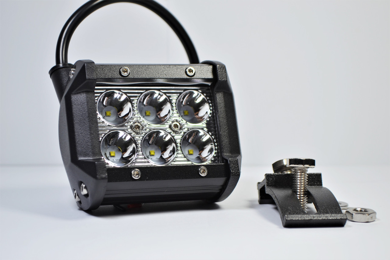 Світлодіодна LED-фара 18 Вт (світлодіоди 3w x6шт) Вузький промінь, фото 1