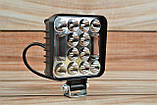 Світлодіодна LED-фара робоча 36 Вт, (3 Вт*12ламп) Вузький промінь + Стробосокп, фото 7