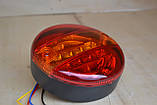 Ліхтар задній круглий зі смугою LED 24V, фото 2