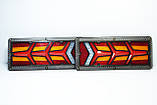 Ліхтар LED задній до Автомобільної техніки, вантажівок, 41х13 см (Біжний поворотник) Hurakan, фото 6
