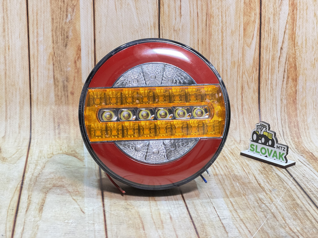 Ліхтар LED задній круглий, діаметр 135 мм, товщина 44 мм 12/24V, фото 1