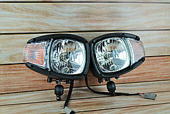 Комплект передніх універсальних Фар спецтехніки JCB 3CX, 4CX ( 225* 160* 135* )