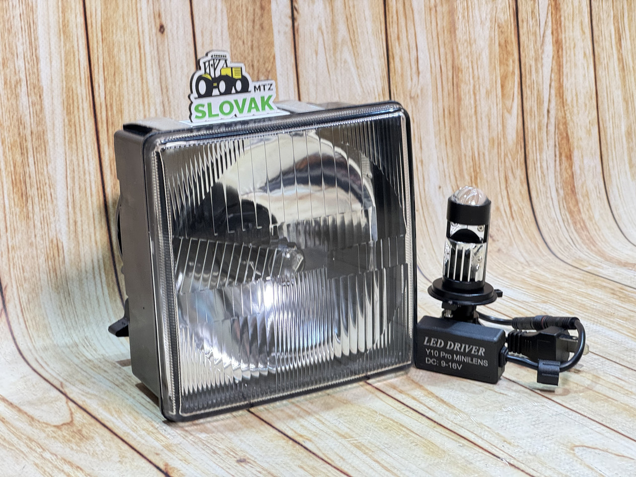 Фара Передня ФГ-308 з LED лінзованою оптикою, Границя світла! NEW! (МТЗ, ЮМЗ-6, Т-40), фото 1