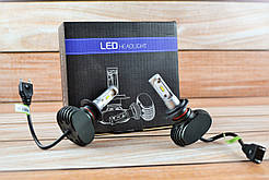 Комплект LED ламп HeadLight S1 H7 6000 K 4000 lm з радіатором 55 W+10%
