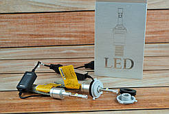 Комплект LED ламп HeadLight Lens H4 6000K з радіатором