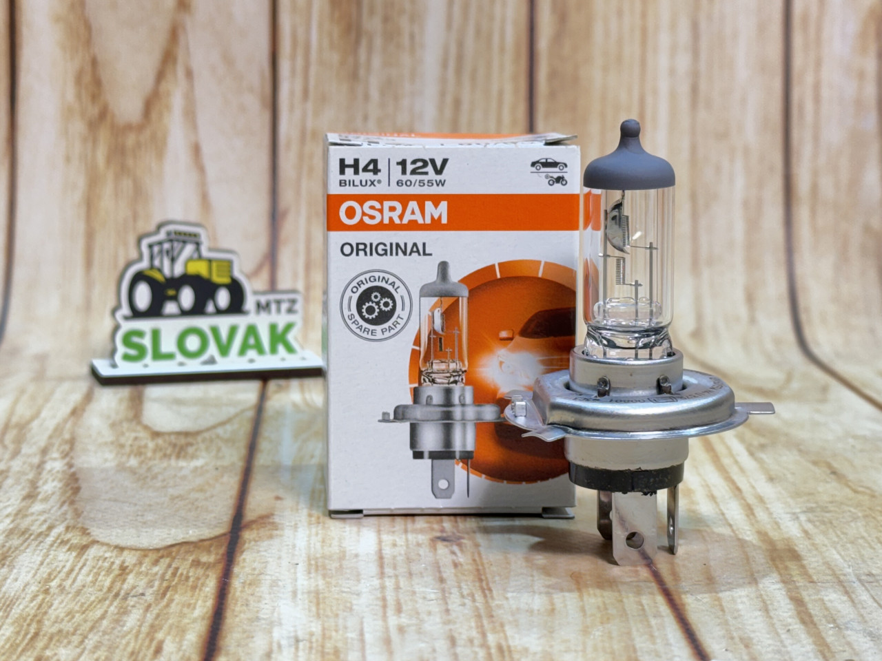Автолампа OSRAM H4 60/50W 12V Bilux Original 1х, фото 1