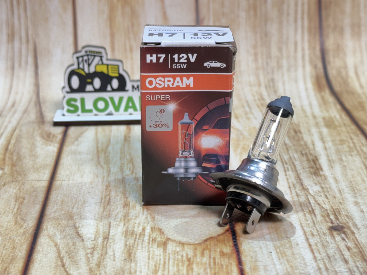 Автолампа OSRAM PLUS H7 55W 12V (Super +30%), фото 1