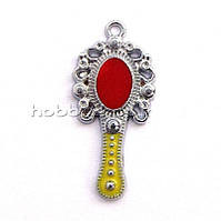 Підвіска з емаллю Дзеркальце (3,3*1,5 см)