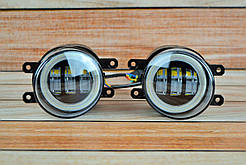 Світлодіодна протитуманна фара універсальна (45вт +45вт) Toyota Жовте + Біле світло