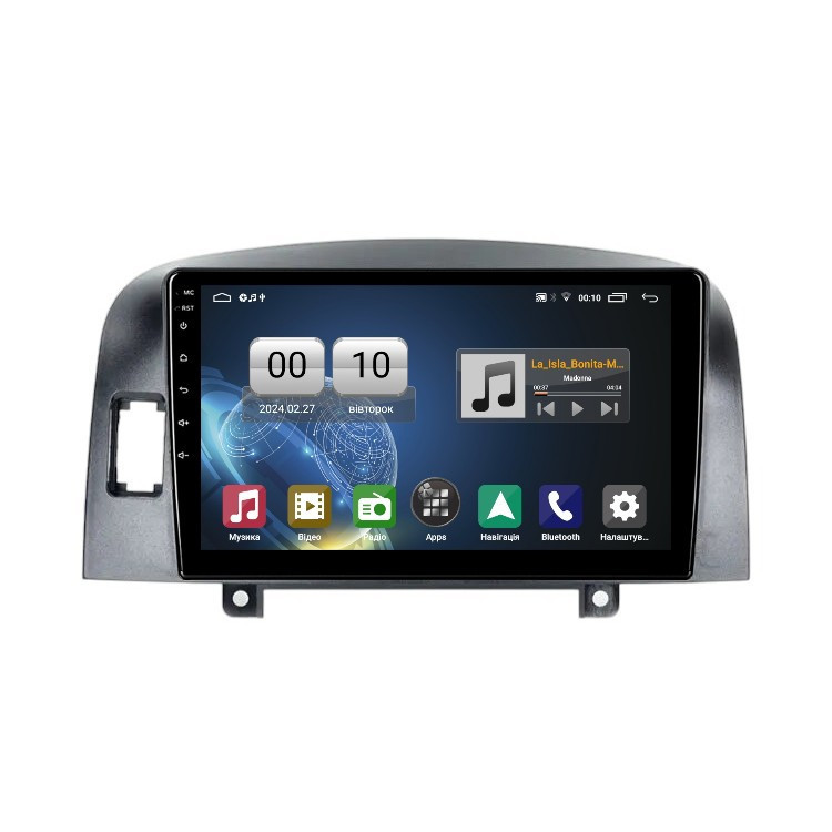 Штатна магнітола серії QIV Q1 під Hyundai Sonata NF Sonica 2004-2008 (F1) (W1) 9 дюймів