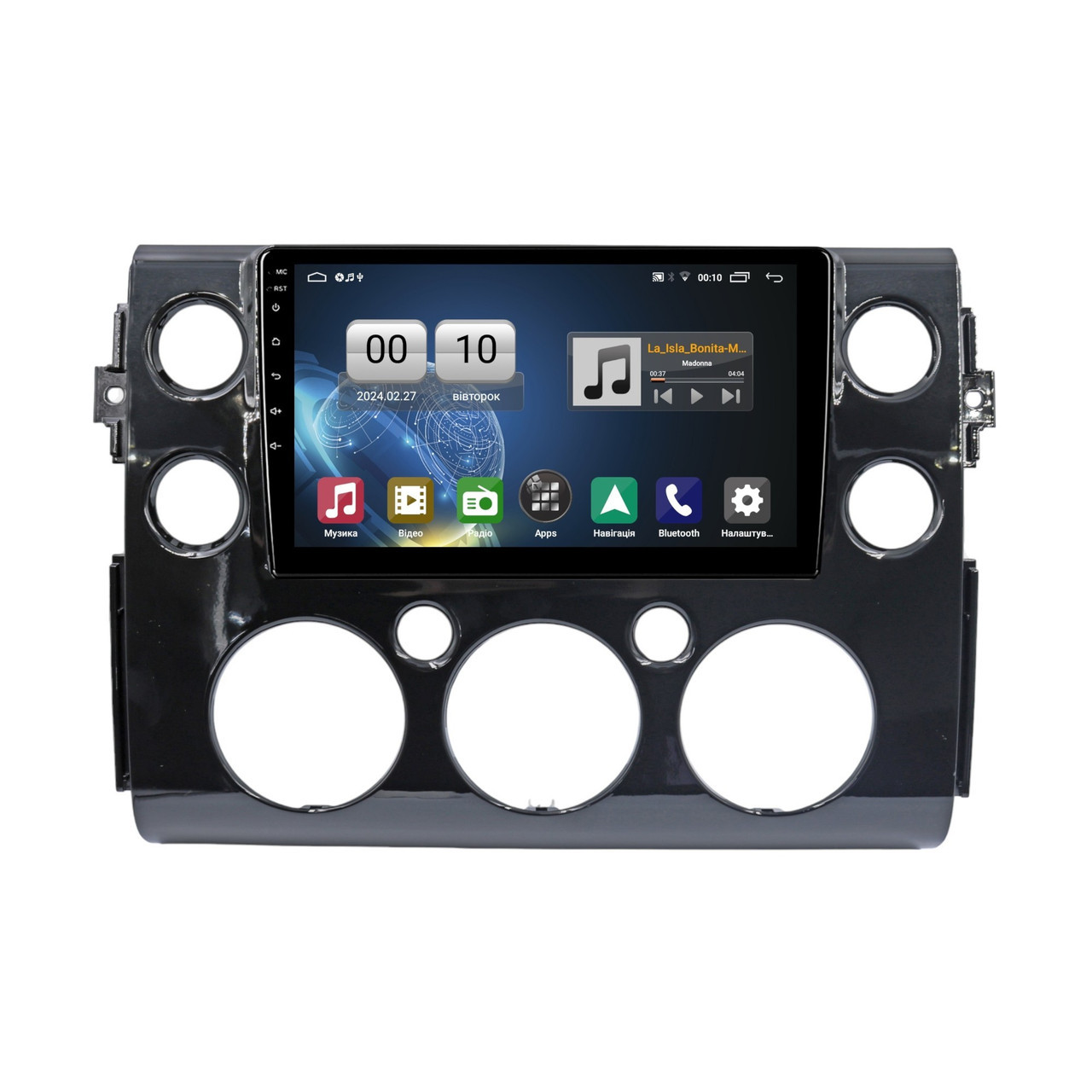 Штатна магнітола серії QIV Q1 під Toyota FJ Cruiser J15 2006-2020 (F1) 9 дюймів, фото 1