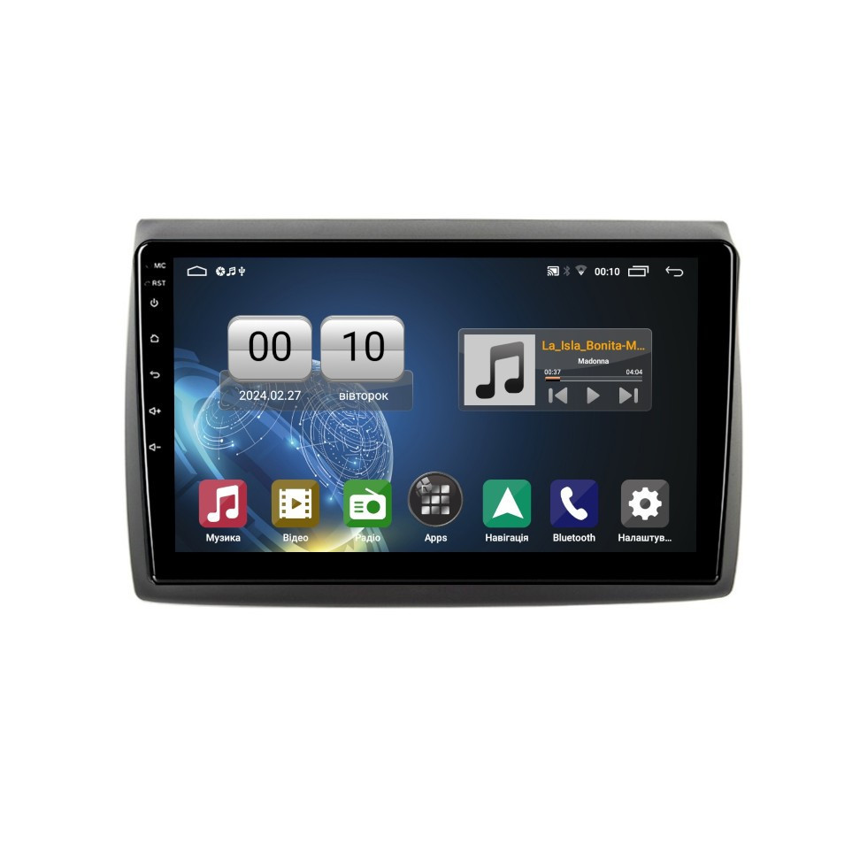 Штатна магнітола серії QIV Q1 під Fiat Stilo 2001-2007 9 дюймів, фото 1