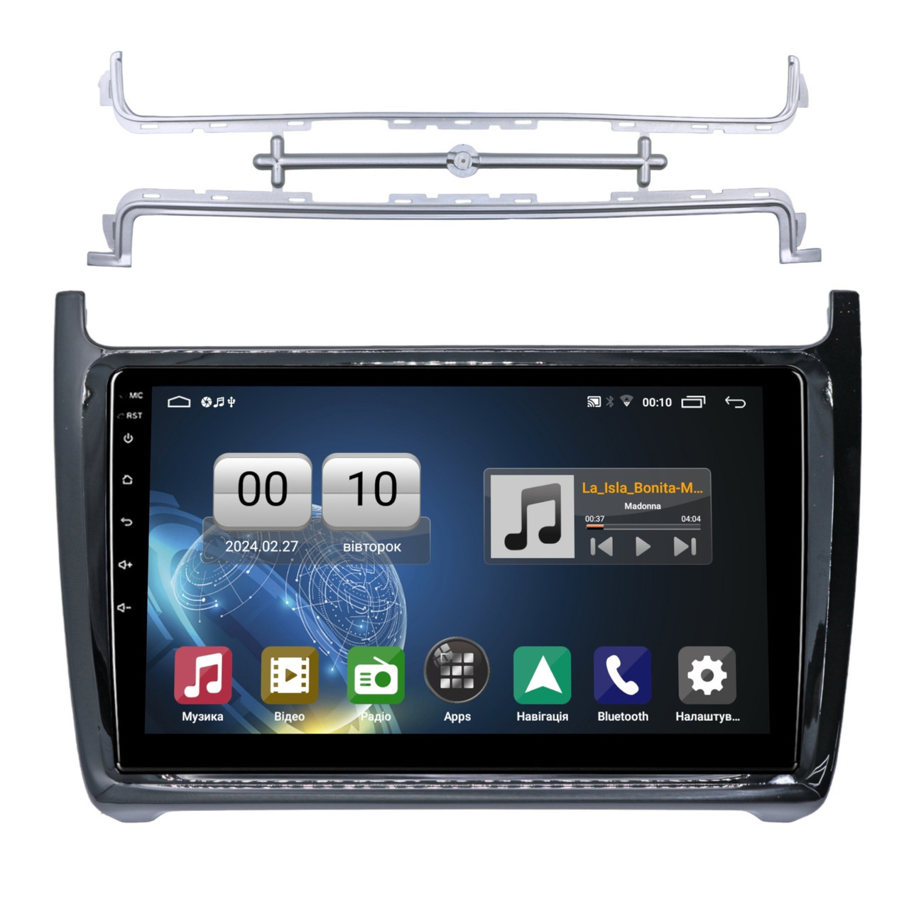 Штатна магнітола серії QIV Q1 під Volkswagen POLO 5 2008-2020 (W2) 9 дюймів