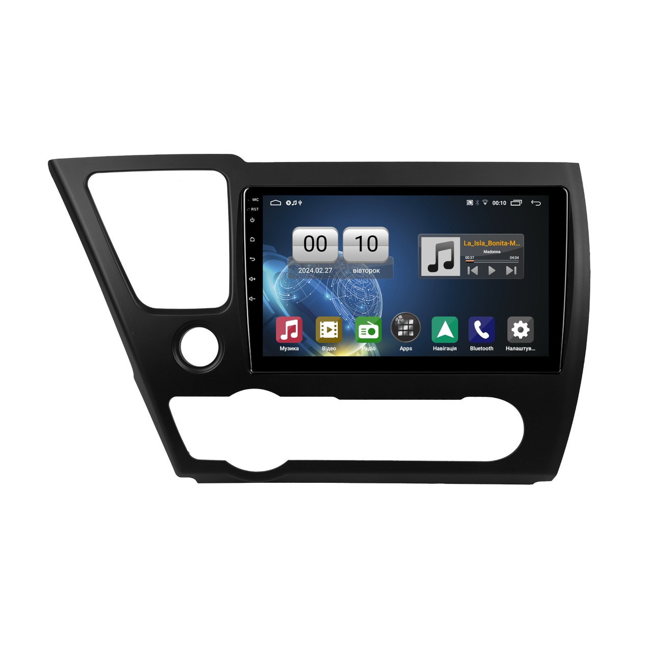 Штатна магнітола серії QIV Q1 під Honda Civic 9 Middle East 2013-2016 (W1) 9 дюймів, фото 1