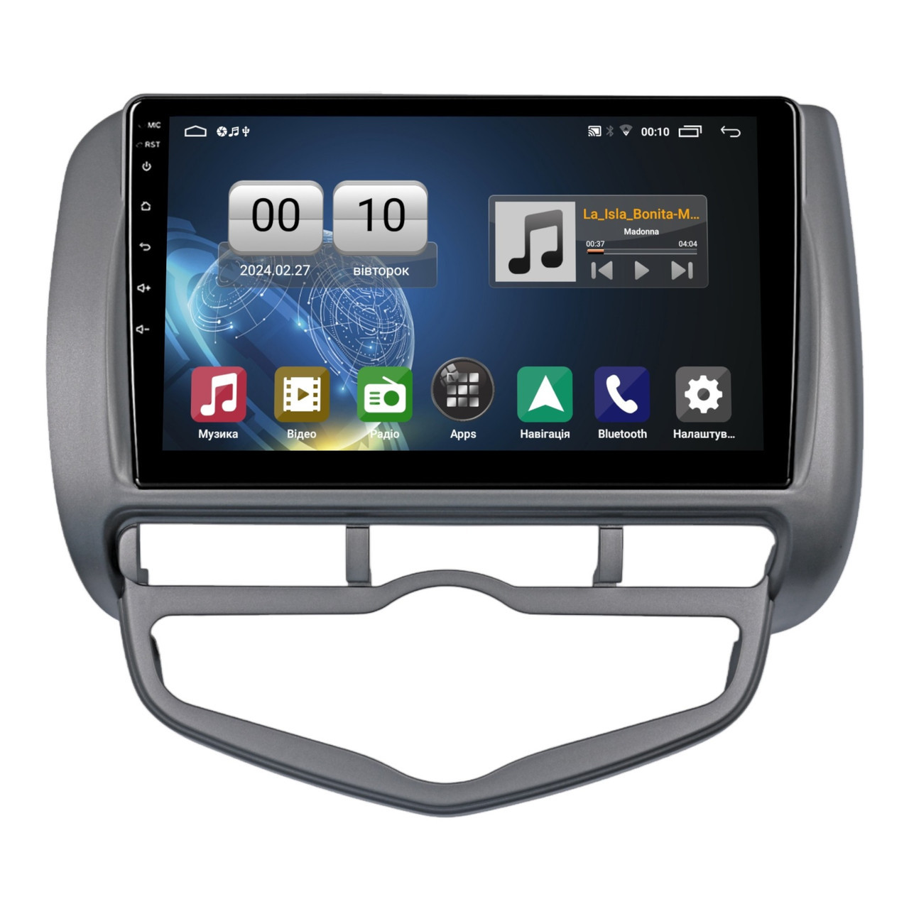 Штатна магнітола серії QIV Q1 під Honda Jazz 1 GD Fit 1 City 2001 - 2009 (F2) 9 дюймів, фото 1