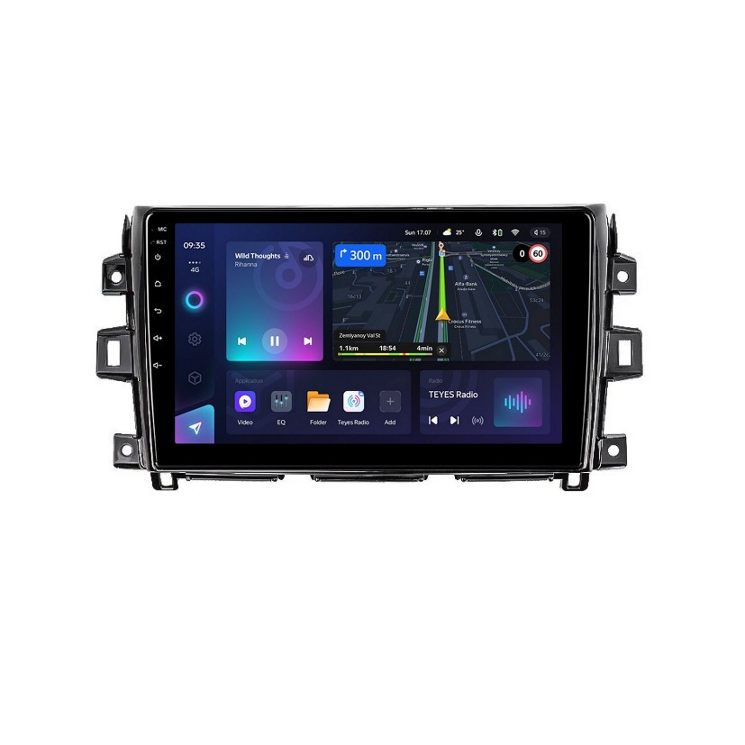 Штатна магнітола серії Teyes CC3L під Nissan NP300, Navara Frontier 2014-2016, Renault Alaskan 2016-2019 (W1)