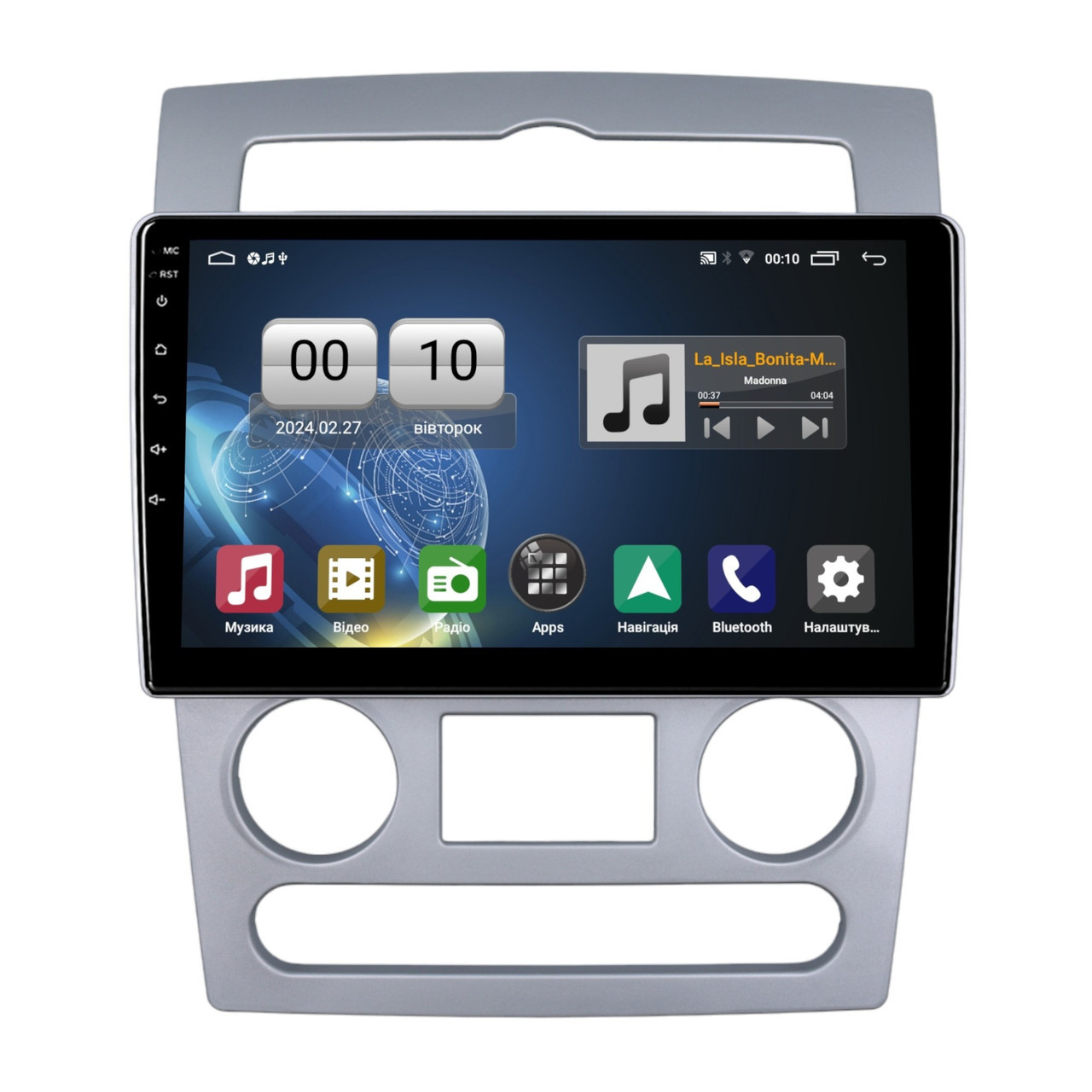 Штатна магнітола серії QIV Q1 під Hyundai Rohens Coupe 2004-2006 (F3) 9 дюймів, фото 1