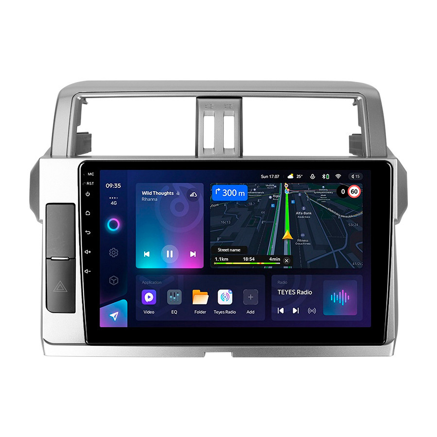 Штатна магнітола серії Teyes CC3L під Toyota Land Cruiser Prado 150 2013-2017 (W3) 10 дюймів