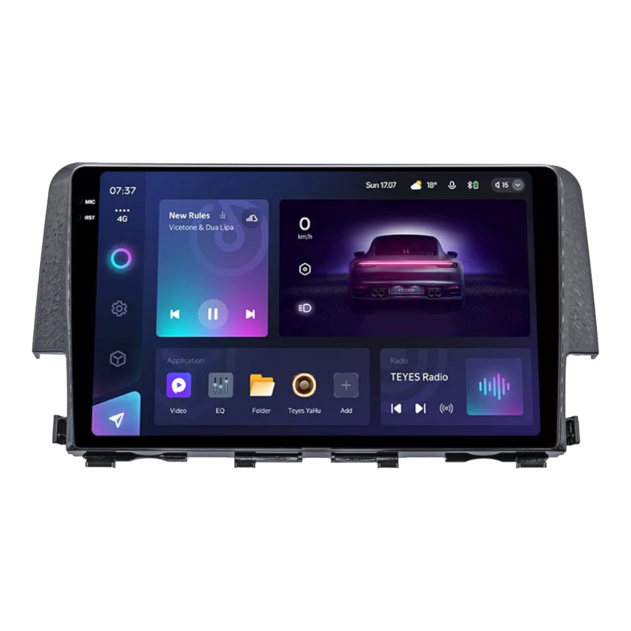 Штатна магнітола серії Teyes 2K 360 CC3 6*128Gb під Honda Civic 10 FC FK 2015-2020 (W2) 9 дюймів