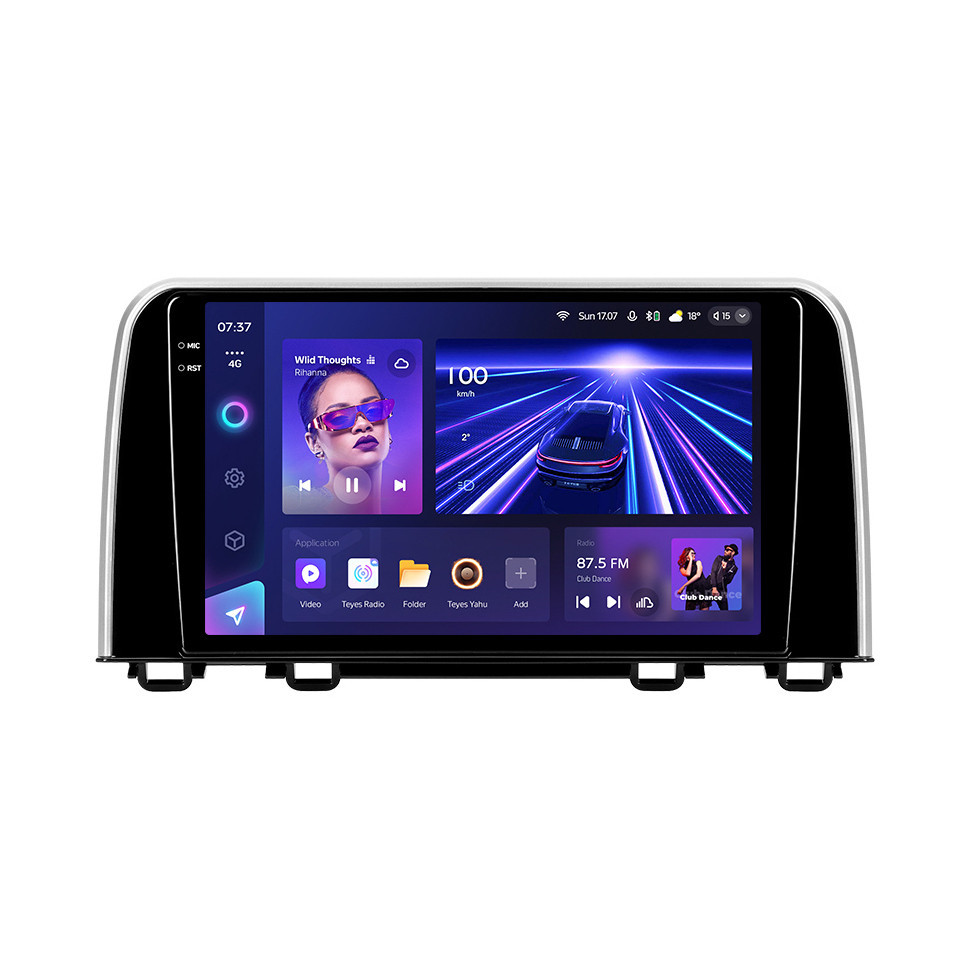 Штатна магнітола серії Teyes 2K 360 CC3 6*128Gb під Honda CR-V CR-V 5 RT RW 2016-2018 (F1) (W1) 9 дюймів