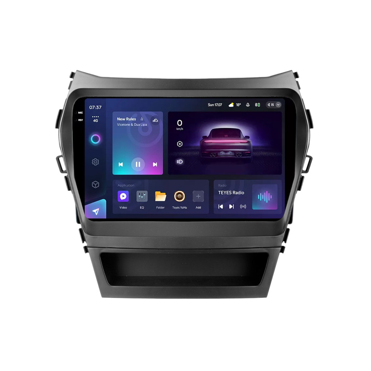 Штатна магнітола серії Teyes 2K 360 CC3 6*128Gb під Hyundai Santa Fe 3, iX45 2013-2016 (W1) 9 дюймів