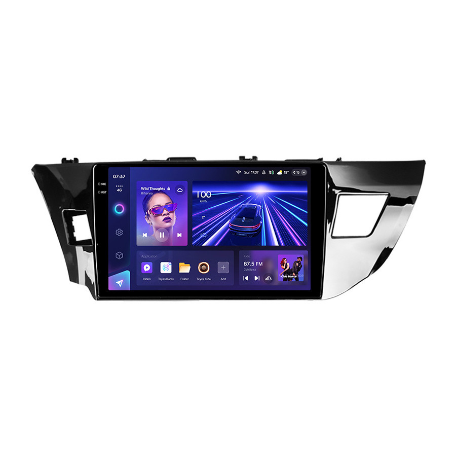 Штатна магнітола серії Teyes 2K CC3 під Toyota Corolla 11 2012-2016 (F1) (W1) 10 дюймів