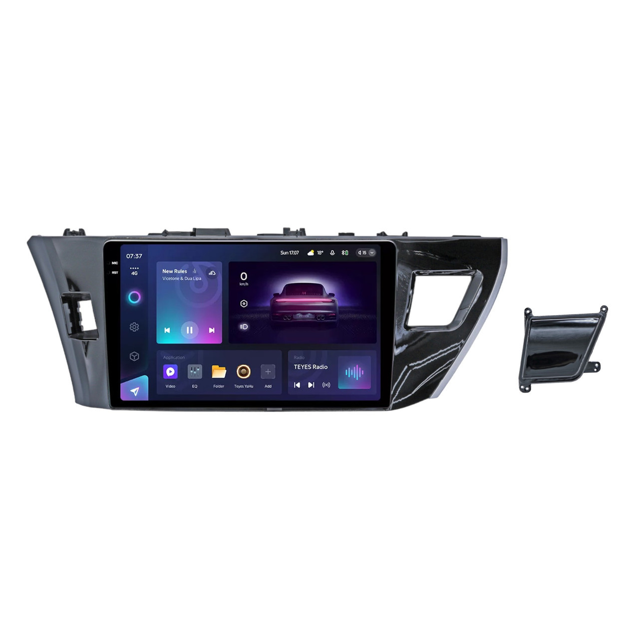 Штатна магнітола серії Teyes 2K 360 CC3 6*128Gb під Toyota Corolla 11 2012-2016 (F2) (W1) 10 дюймів