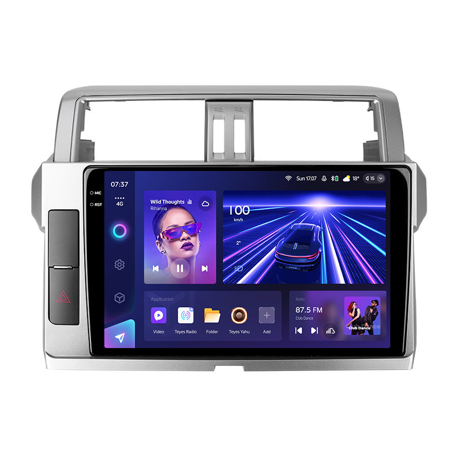 Штатна магнітола серії Teyes 2K CC3 під Toyota Land Cruiser Prado 150 2013-2017 (W1) 10 дюймів