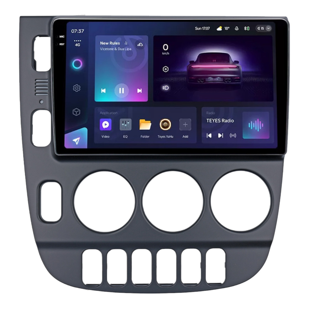 Штатна магнітола серії Teyes 2K 360 CC3 6*128Gb під Mercedes-Benz ML 320 350 W163 2001-2005 (F1) (W1) 9 дюймів