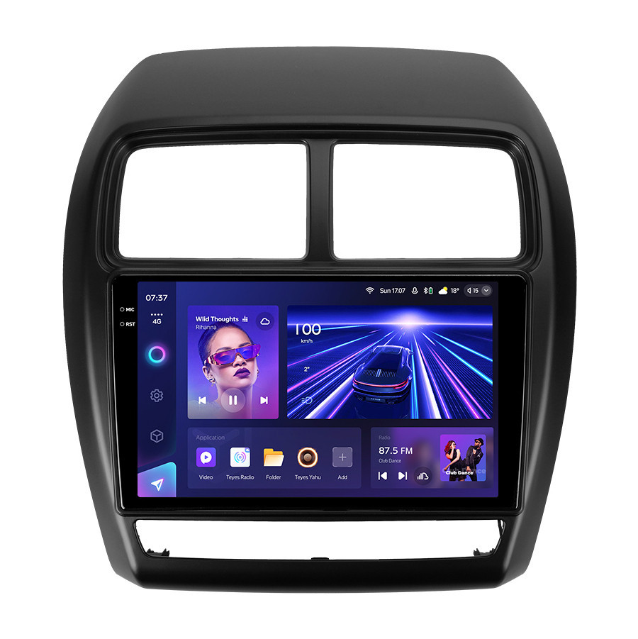 Штатна магнітола серії Teyes 2K 360 CC3 6*128Gb під Mitsubishi ASX 1 RVR 2016-2022 (F2) (W2) 9 дюймів