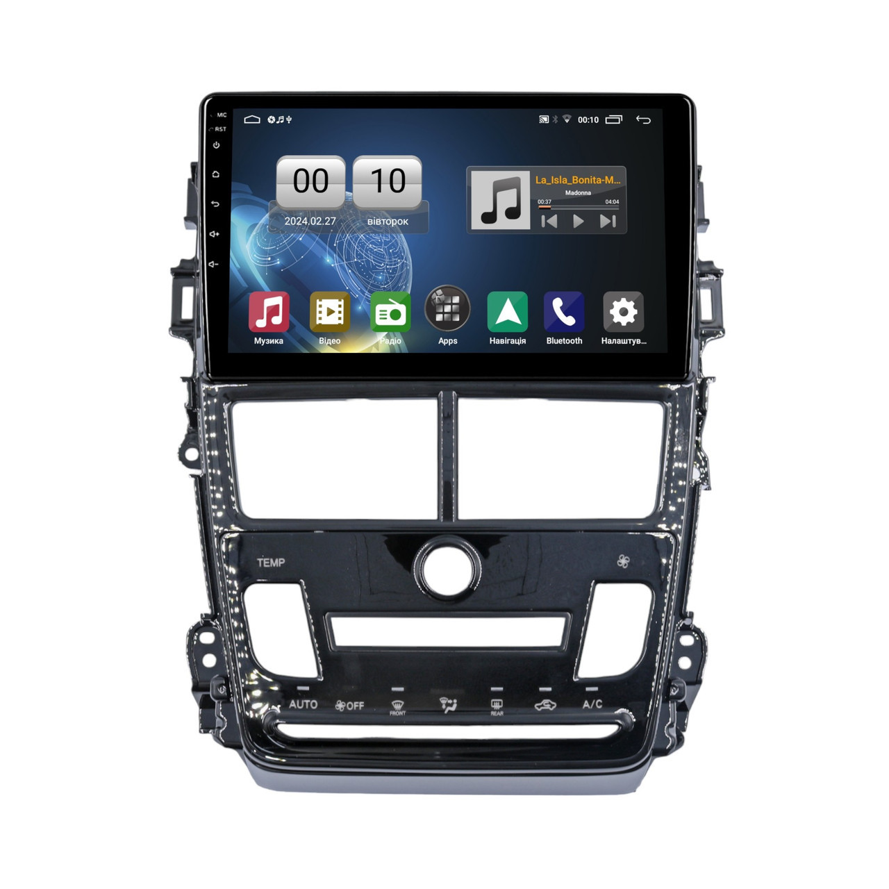 Штатна магнітола серії QIV Q1 під Toyota Yaris Vios 2017-2020 (F2) 9'', фото 1