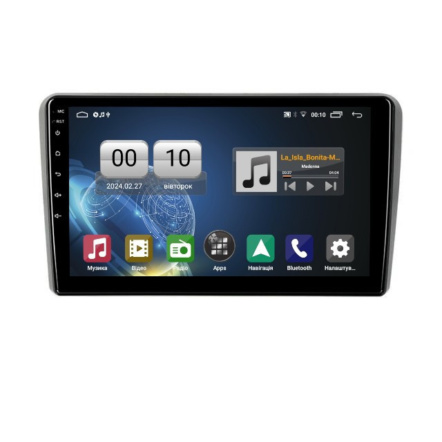 Штатна магнітола серії QIV Q1 під Audi A4 2000-2009 (Seat Exeo 2009-2013) 9 дюймів, фото 1