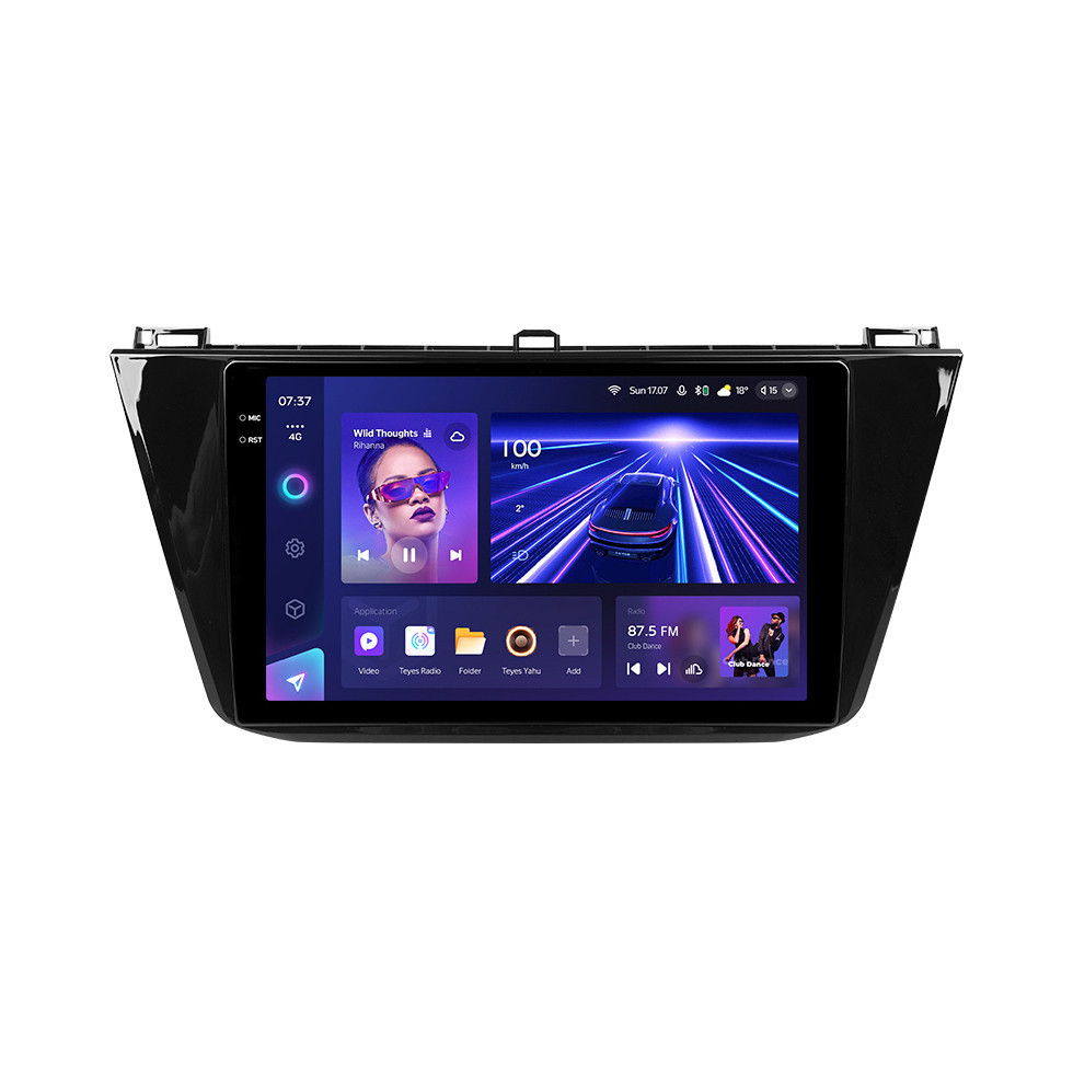 Штатна магнітола серії Teyes 2K CC3 під Volkswagen Tiguan 2 Mk 2016-2018 10 дюймів