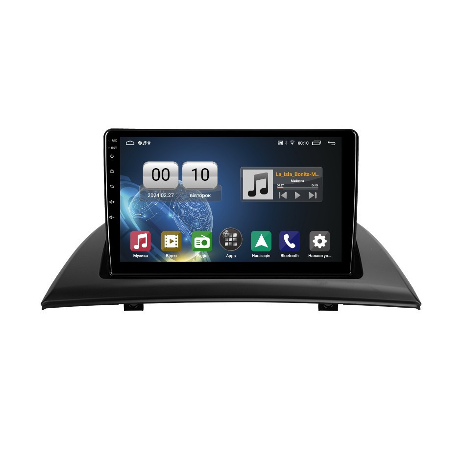 Штатна магнітола серії QIV Q1 під BMW X3 E83 2003-2010 9 дюймів, фото 1