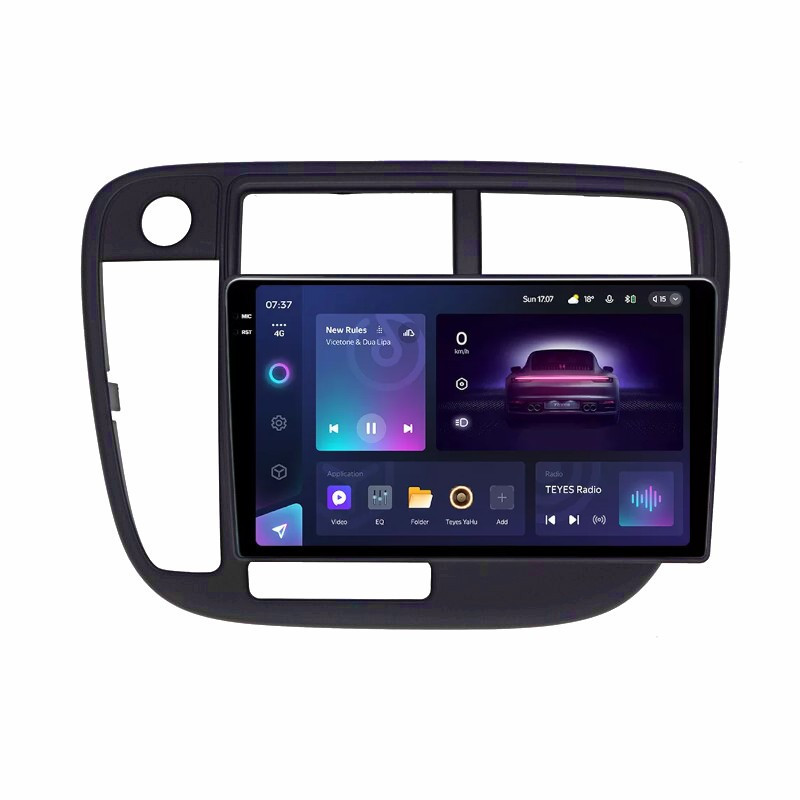 Штатна магнітола серії Teyes 2K 360 CC3 6*128Gb під Honda Civic 1995-2001 (F1) 9 дюймів