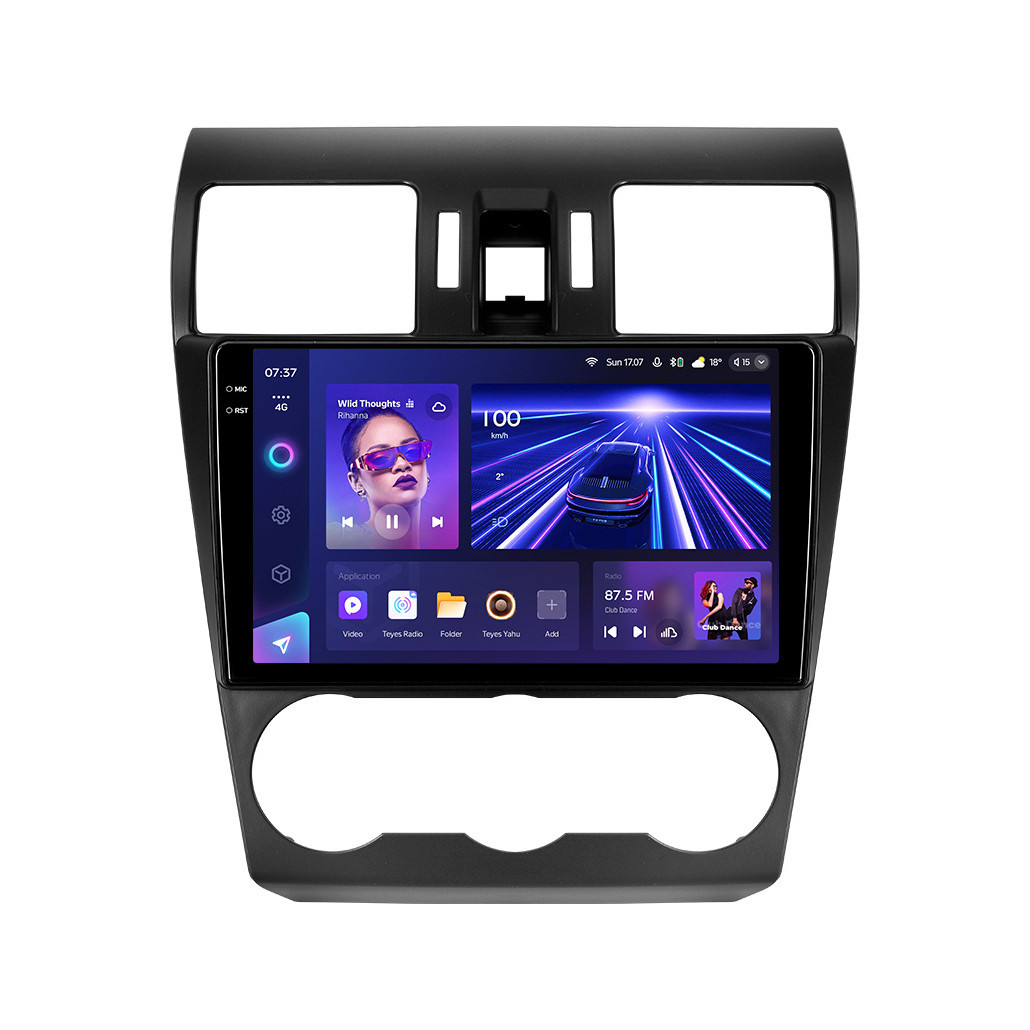 Штатна магнітола серії Teyes 2K 360 CC3 6*128Gb під Subaru Forester 4 SJ 2012-2015 (W2) 9 дюймів