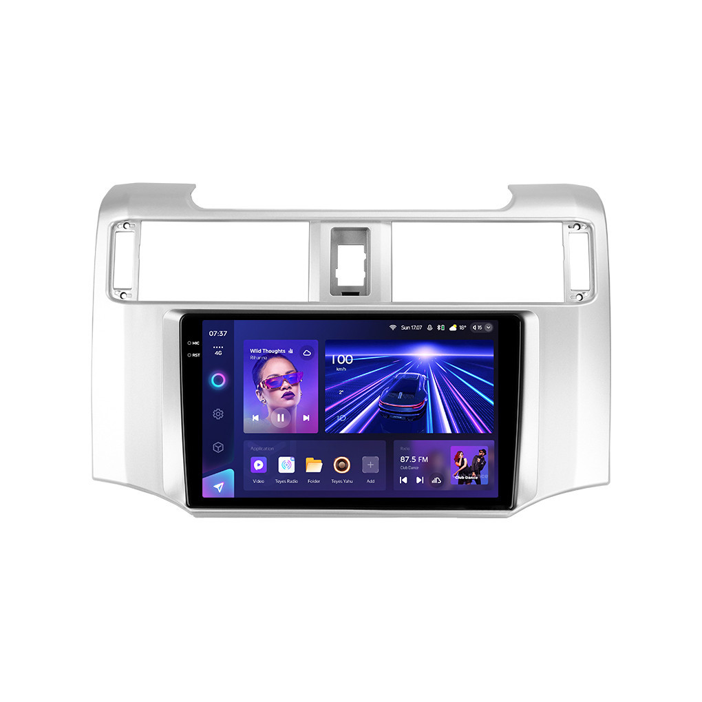Штатна магнітола серії Teyes 2K 360 CC3 6*128Gb під Toyota 4Runner 5 N280 2009 - 2020 9 дюймів