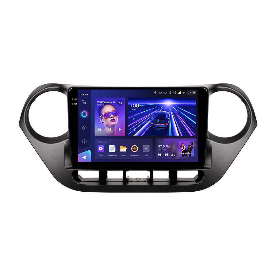 Штатна магнітола серії Teyes 2K 360 CC3 6*128Gb під Hyundai i10 2013-2016 Xcent 2014-2017 9 дюймів
