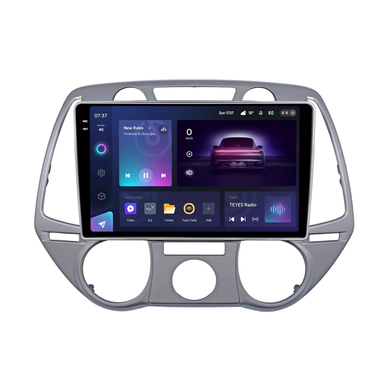 Штатна магнітола серії Teyes 2K 360 CC3 6*128Gb під Hyundai i20 2 2008-2012 (F1) 9 дюймів