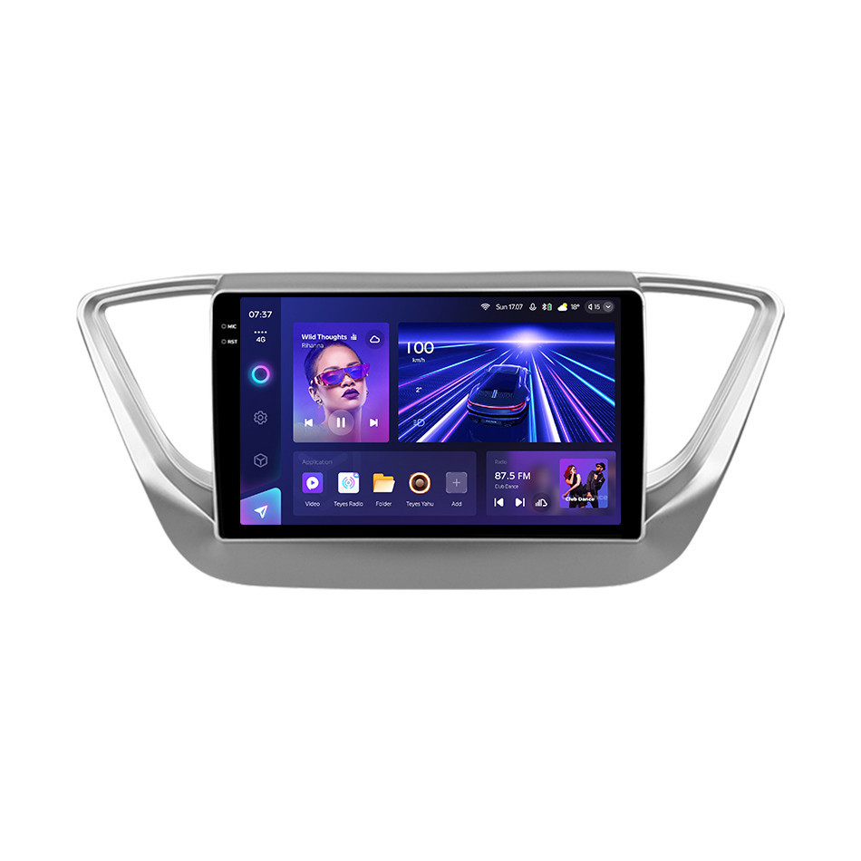 Штатна магнітола серії Teyes 2K 360 CC3 6*128Gb під Hyundai Solaris 2 Verna 2017-2018 Accent 2017-2022 (W2) 9