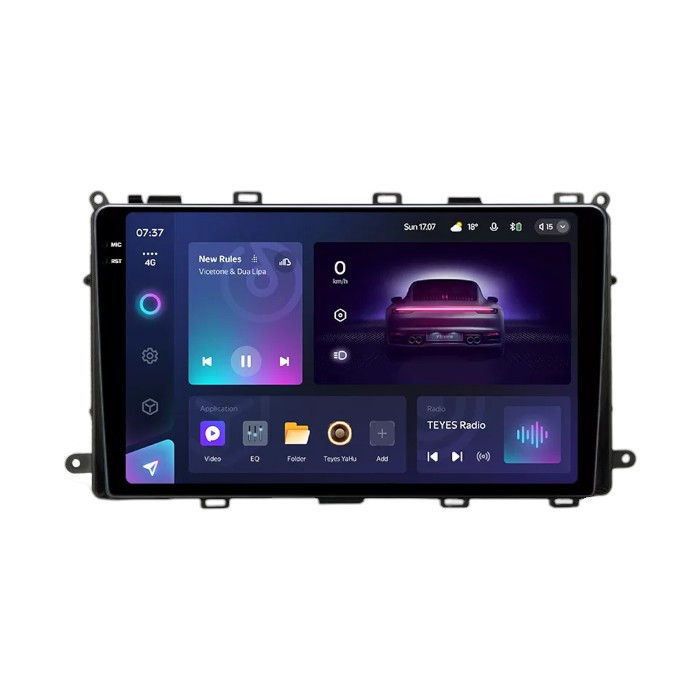 Штатна магнітола серії Teyes 2K 360 CC3 6*128Gb під Toyota Corolla 11 2017-2018 (F3) (W1) 9 дюймів