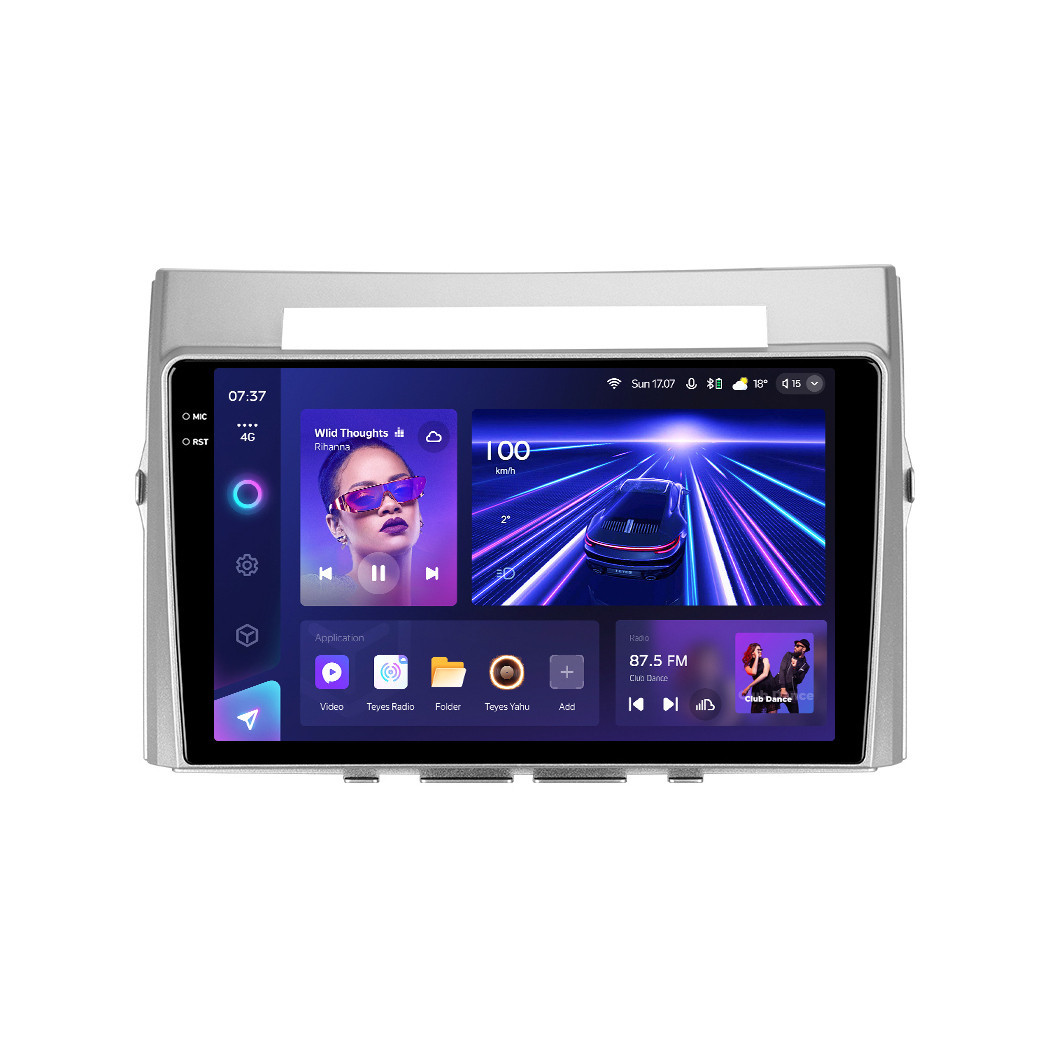 Штатна магнітола серії Teyes 2K 360 CC3 6*128Gb під Toyota Corolla Verso AR10 2004-2009 9 дюймів
