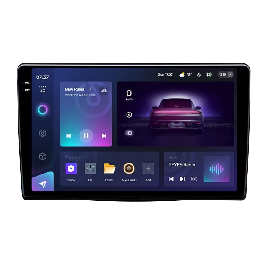 Штатна магнітола серії Teyes 2K 360 CC3 6*128Gb під Fiat 500L (1 Din) 2012-2017 10 дюймів