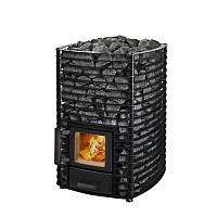 Дров'яна піч Narvi Velvet 20 Black