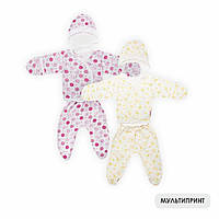 Комплект дитячий для дівчинки "Лелека-1" Gabbi літо р. 56