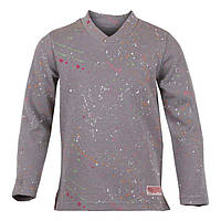 Джемпер дитячий для хлопчика "Фарби" Gabbi зима р.110 сірий