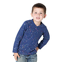 Джемпер дитячий для хлопчика "Фарби" Gabbi зима р.104 синій