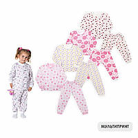 Піжама дитяча для дівчинки "Тепла-1" Gabbi зима р. 98