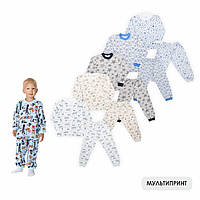 Піжама дитяча для хлопчика "Тепла-2" Gabbi зима р. 80