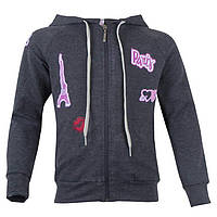Кофта дитяча для дівчинки "Париж" Gabbi двонитка демісезонна р.104 антрацит